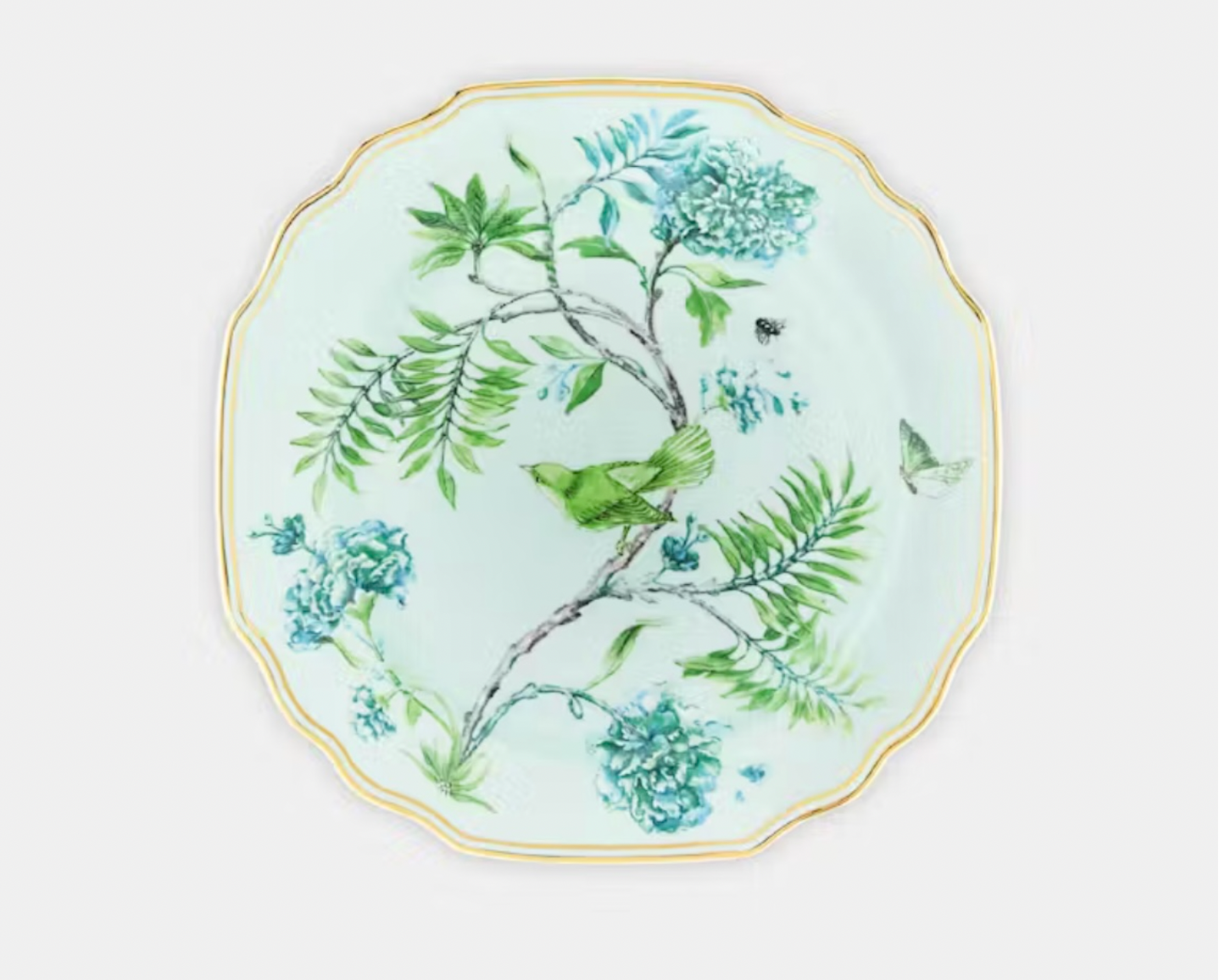 Secret garden Collection Set Of 2 plato ensalada y postre