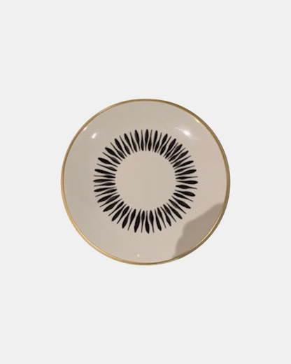 Allee De Cypres Salad Plate Black