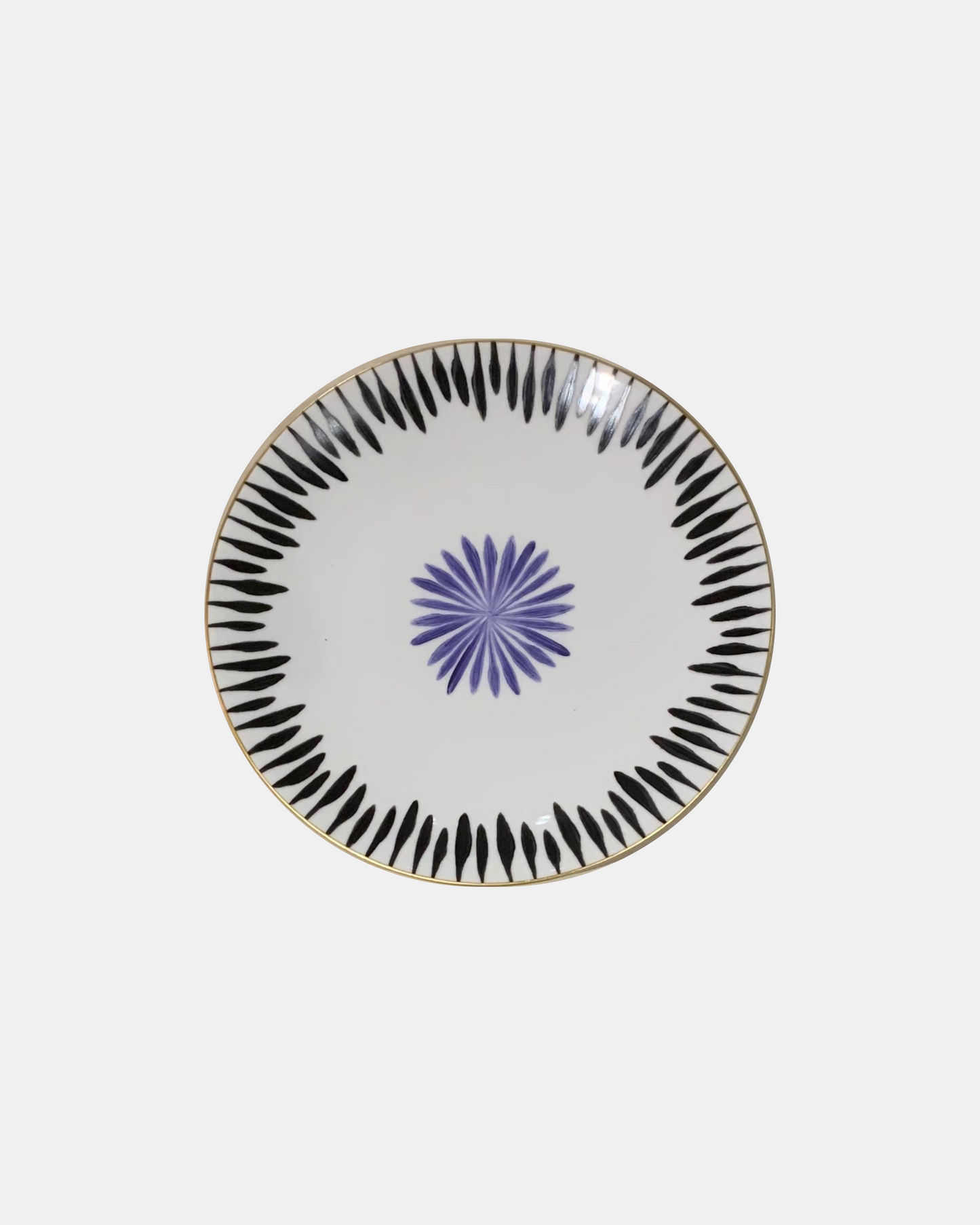 Allee De Cypres Salad Plate Black Violet