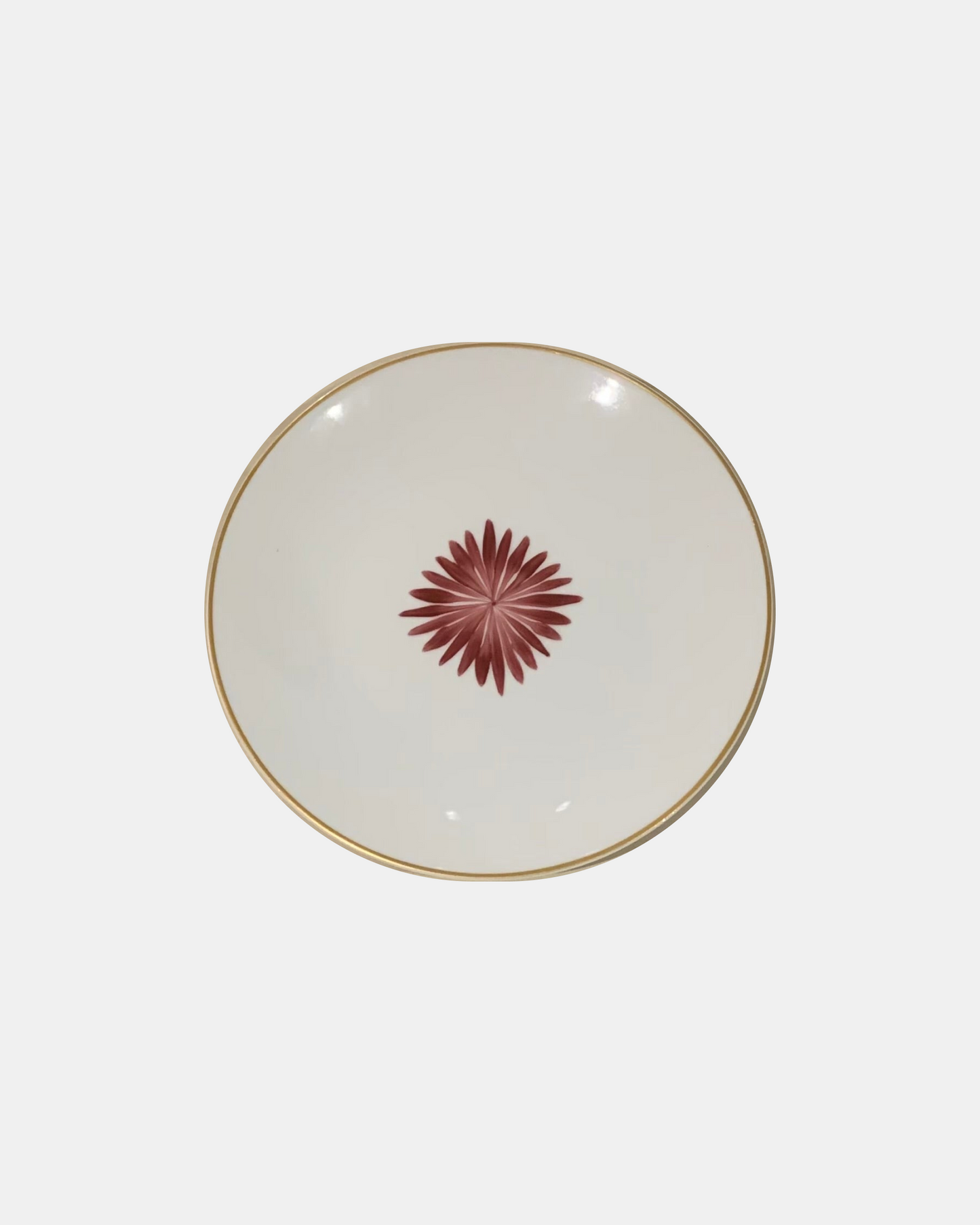 Allee De Cypres Salad Plate Burnt Red