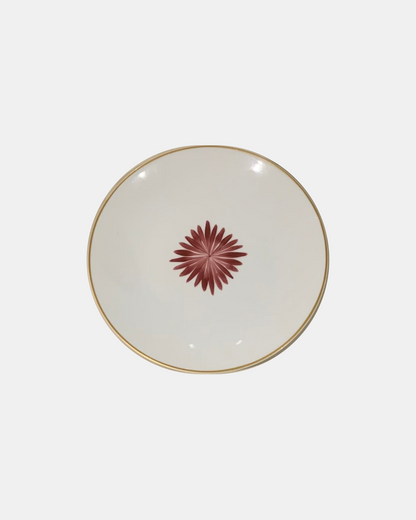 Allee De Cypres Salad Plate Burnt Red