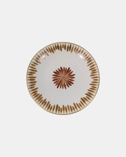 Allee De Cypres Salad Plate Rust