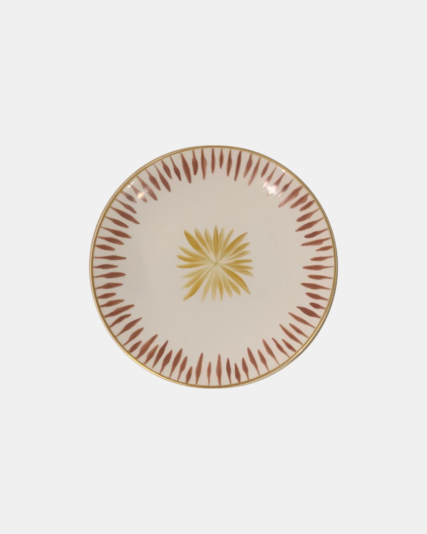 Allee De Cypres Salad Plate Yellow Rust