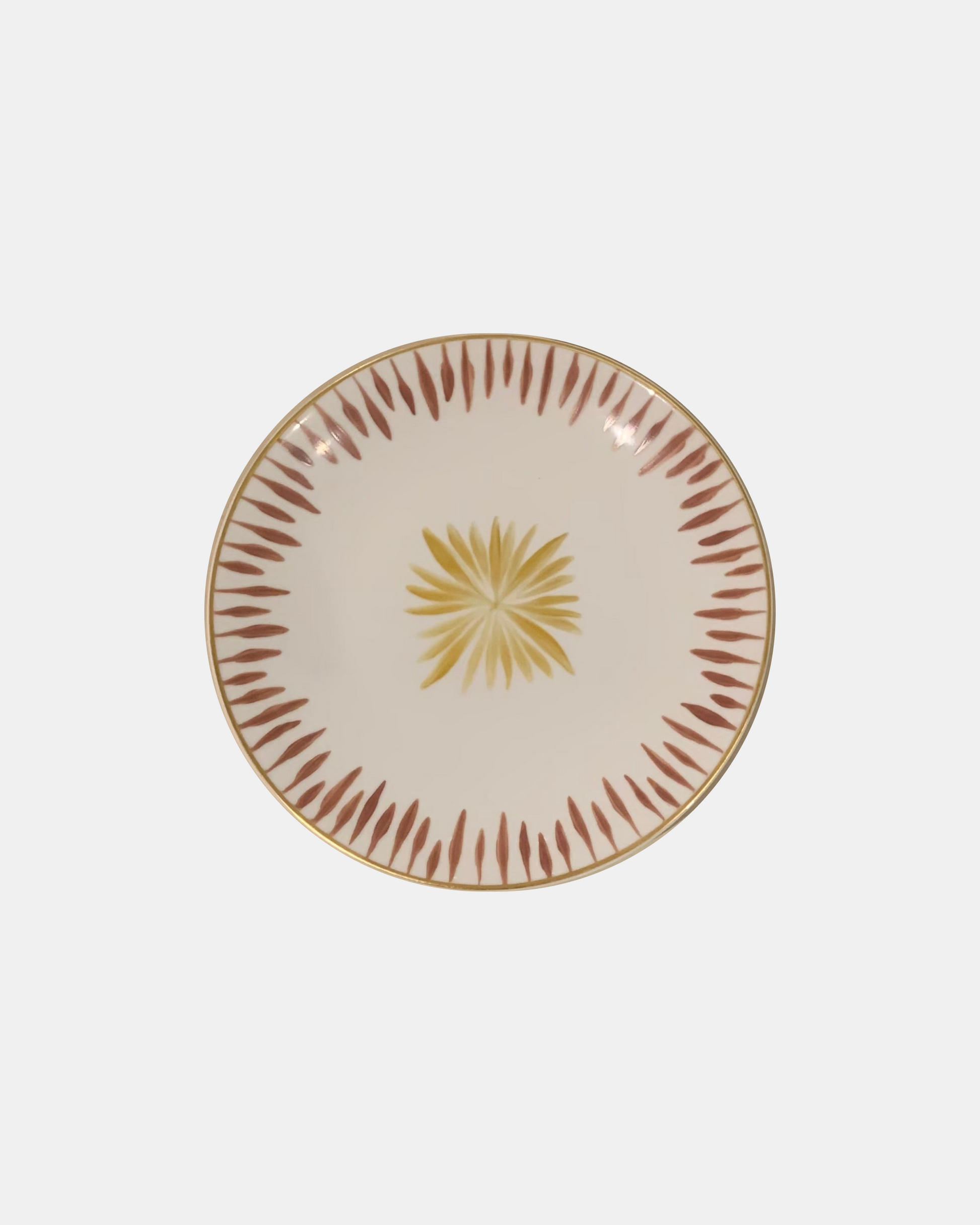 Allee De Cypres Salad Plate Yellow Rust