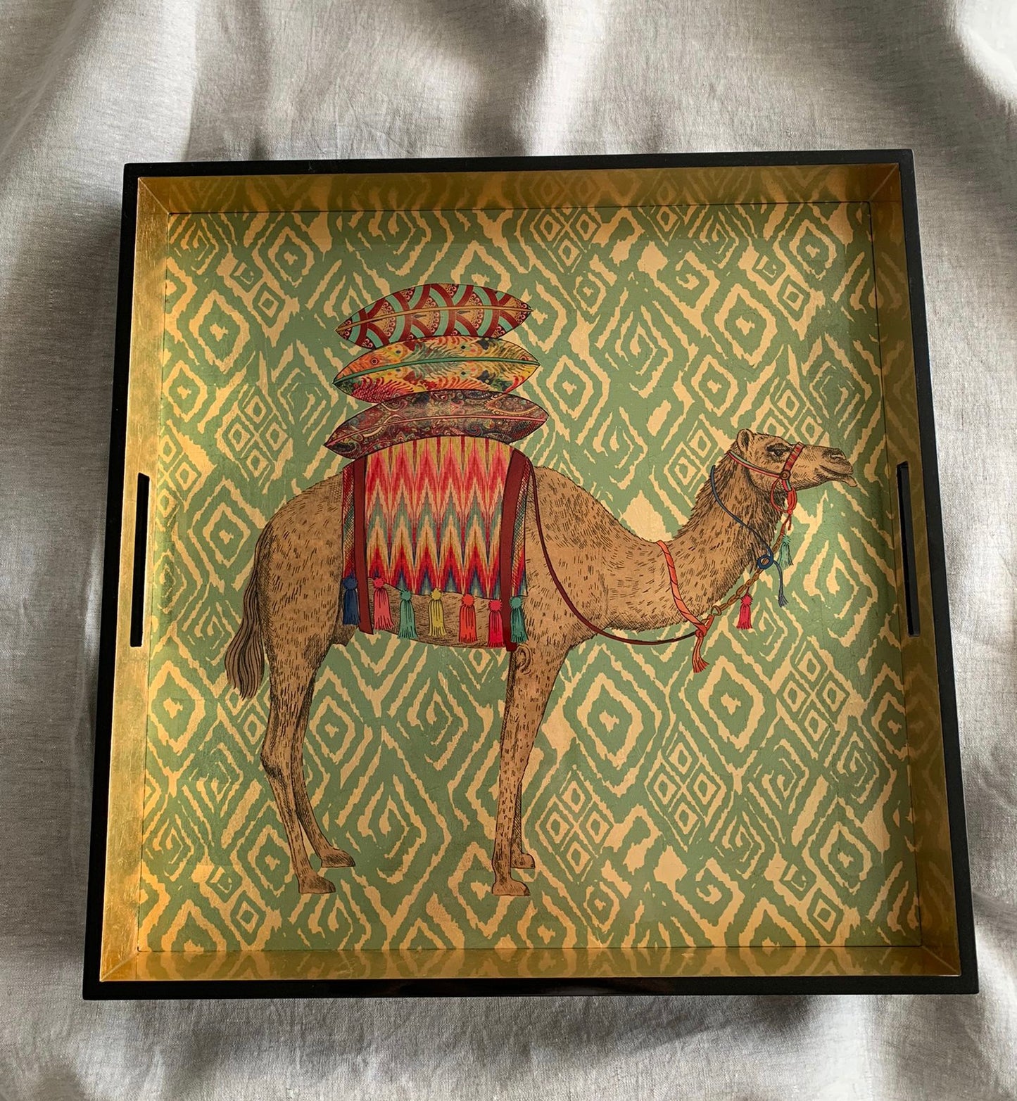 Camel Square Tray