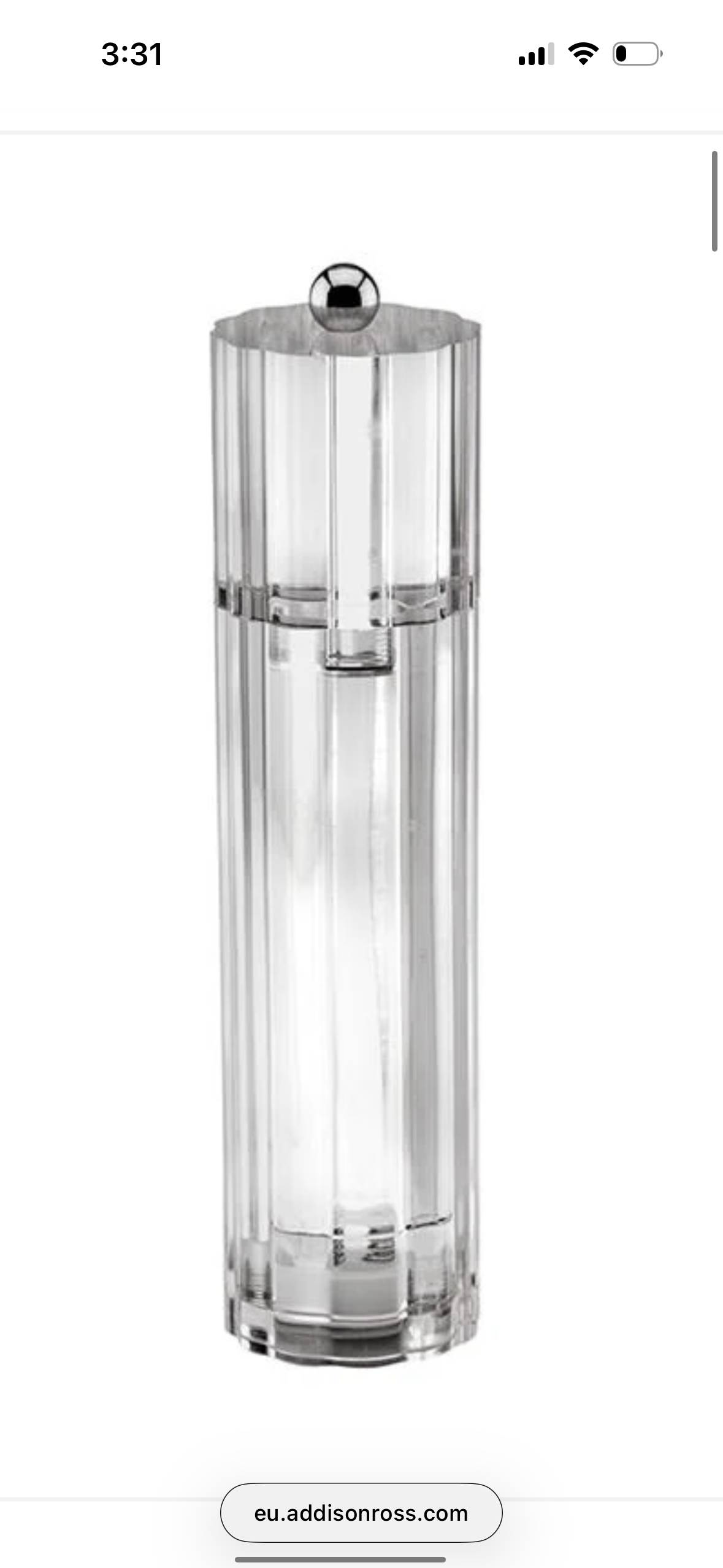 Salero Y Pimentero Transparentes