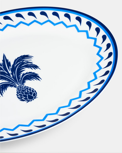 Jaipur oval platter by Aquazzura