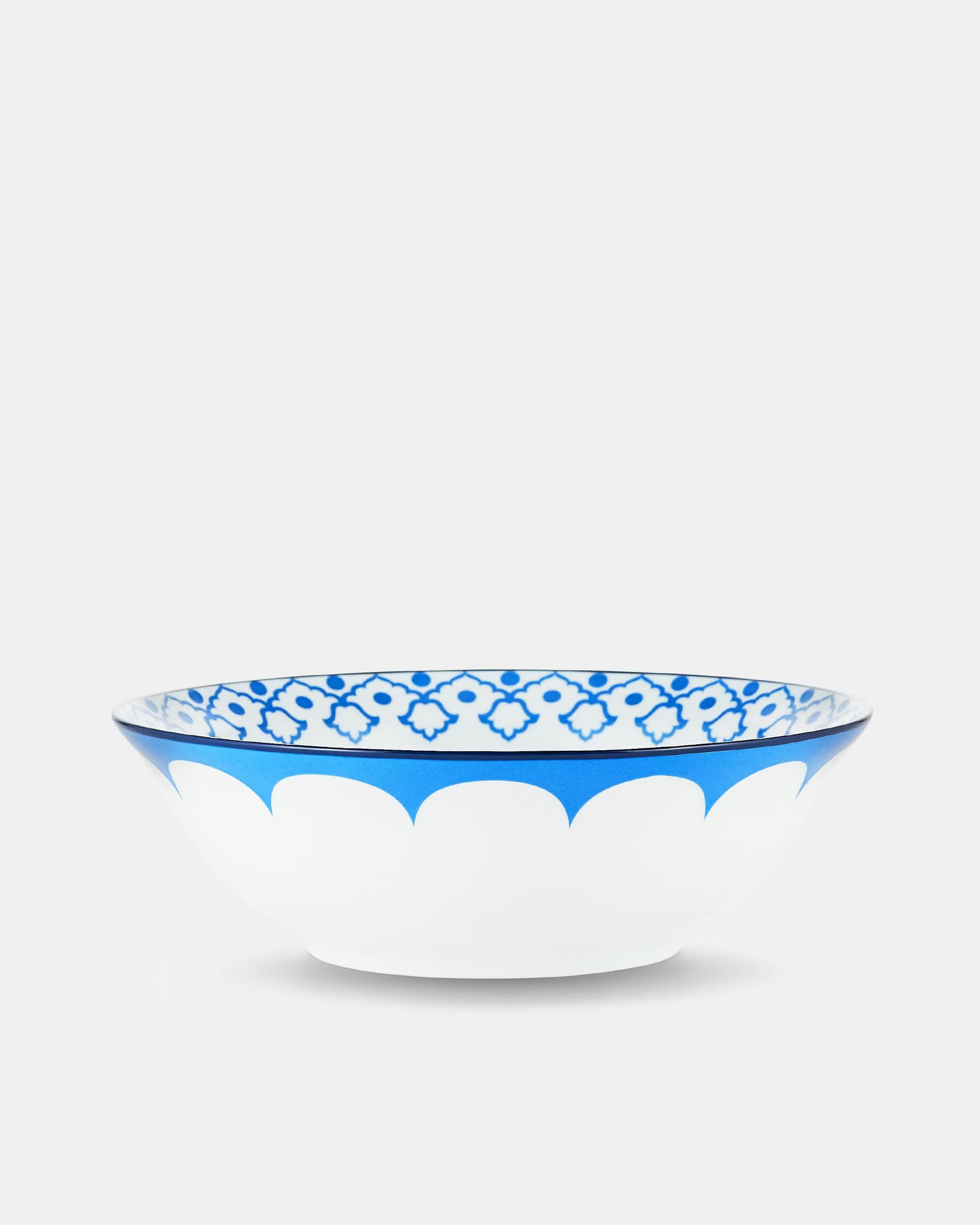 Jaipur round salad bowl by Aquazzura