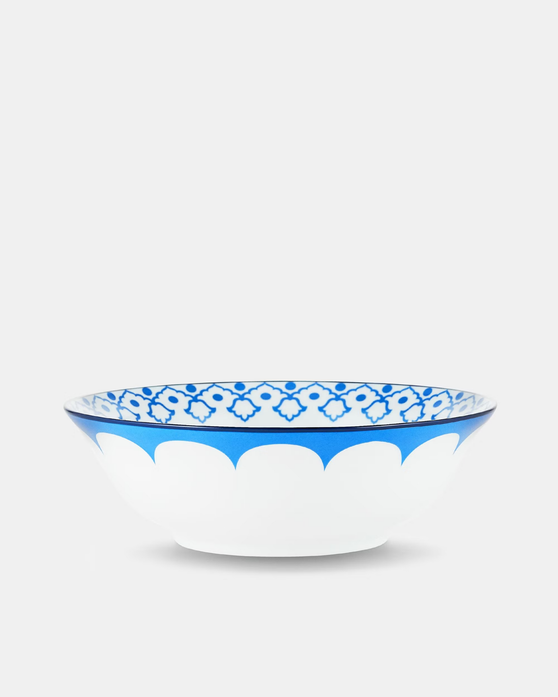 Jaipur round salad bowl by Aquazzura