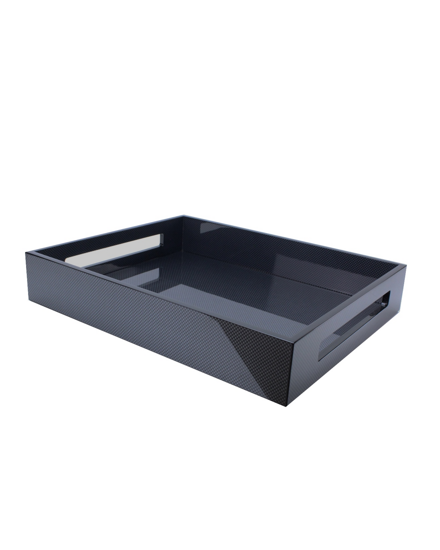 Ottoman Tray Carbon Fiber Effect