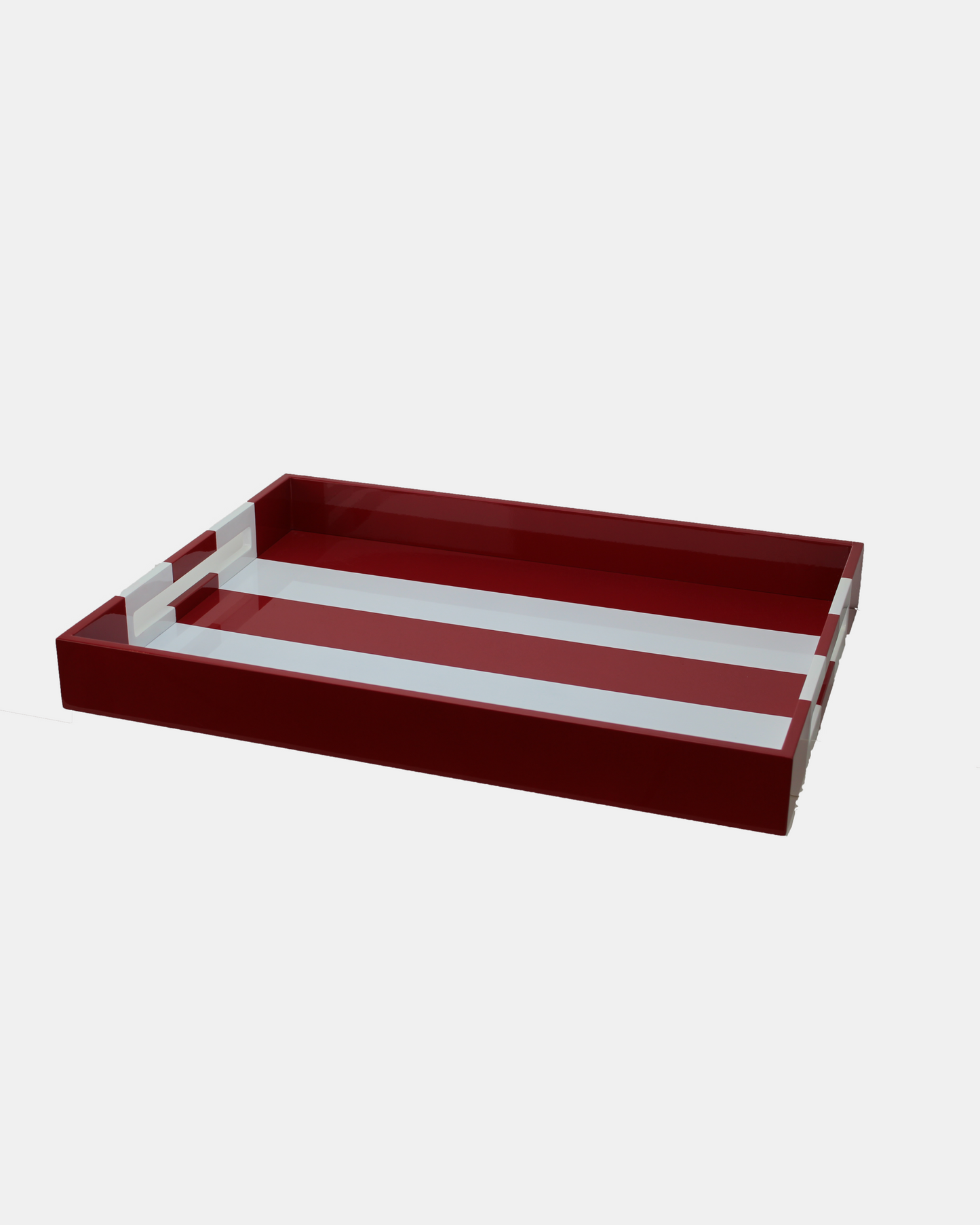 Striped Ottoman Tray - Large