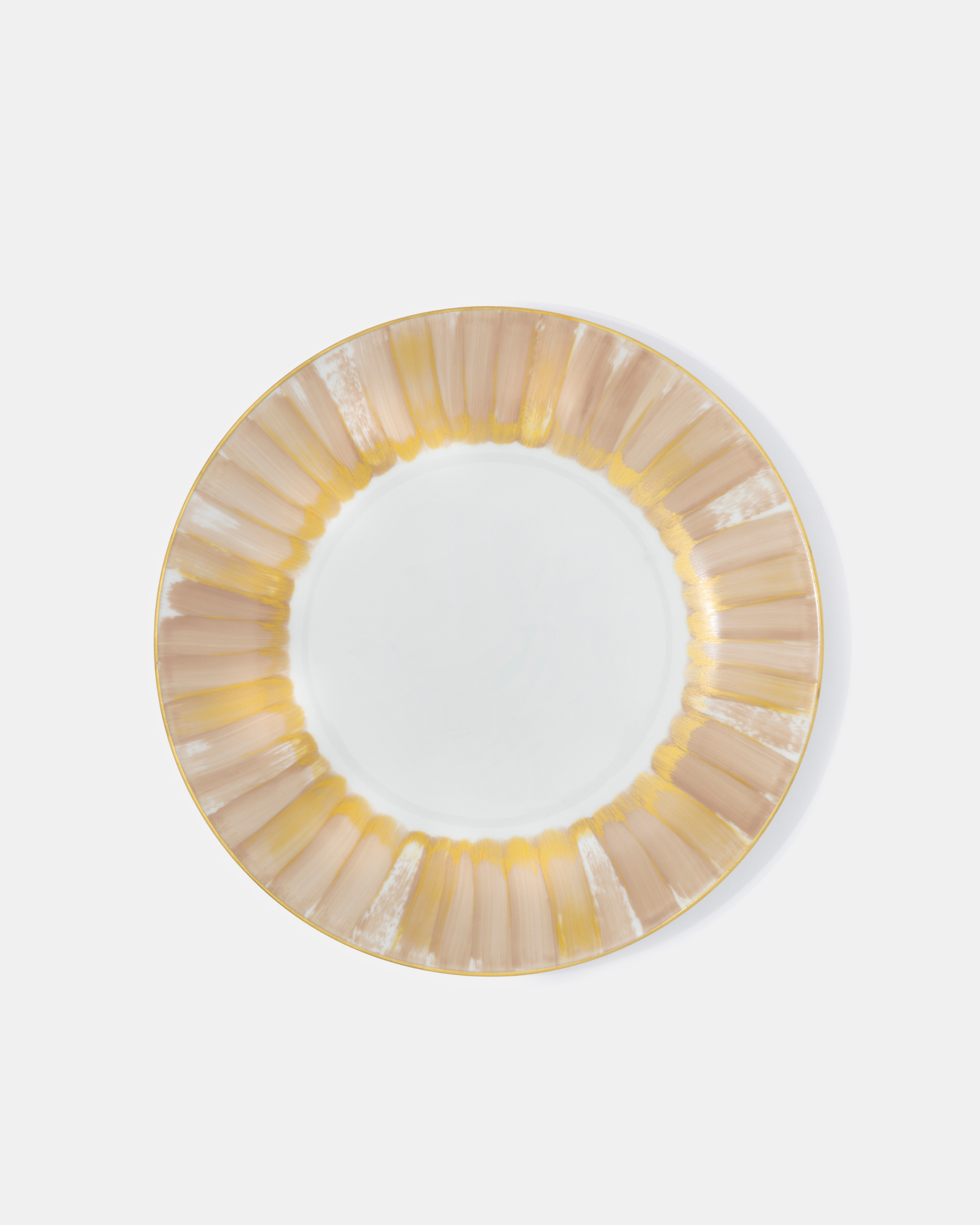 Panache plate in gold